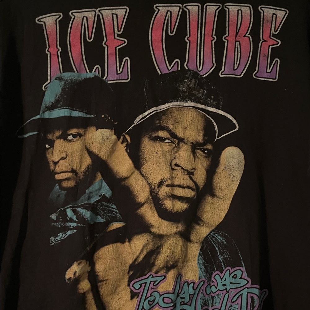 Ice Cube- Black Graphic Tee - Picture 4 of 5